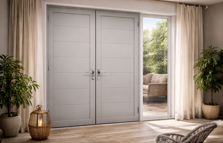 Puertas de PVC resistentes